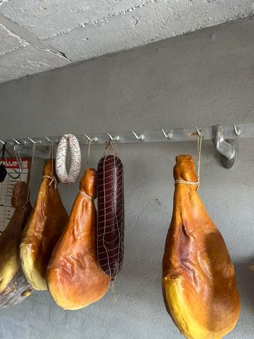 Mooie oude draaghaak vleeshaak uit winkel slagerij 1m60 beschikbaar voor biedingen