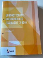Vennootschapsboekhouden en fiscaliteit TEW, Boeken, Studieboeken en Cursussen, Ophalen of Verzenden, Zo goed als nieuw