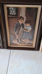 lot ingekaderde handwerken, Ophalen, Zo goed als nieuw