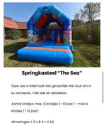 TE KOOP Springkasteel - the sea, Hobby en Vrije tijd, Feestartikelen, Ophalen, Zo goed als nieuw