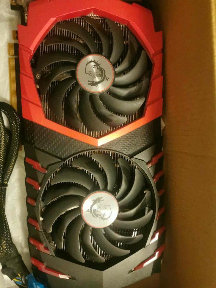 MSI GTX 1080 Gaming Z 8go, Computers en Software, Videokaarten, Gebruikt, Nvidia, PCI-Express 3.0, HDMI, DisplayPort, Ophalen