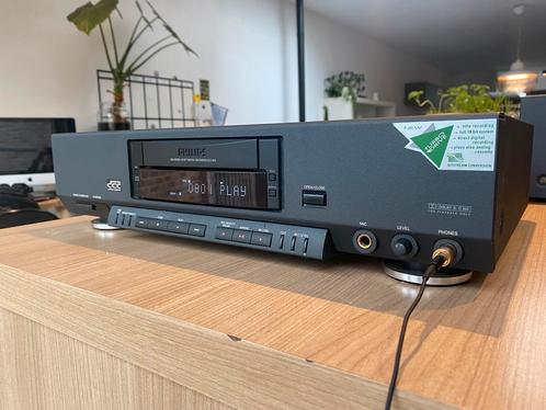 Philips DCC951, laatste generatie DCC-speler., Audio, Tv en Foto, Cassettedecks, Enkel, Philips, Auto-reverse, Tiptoetsen, Tape counter