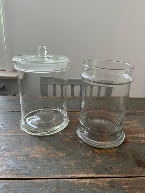 ANTIEKE GLAZEN POTTEN FRANKRIJK BOKAAL, Antiek en Kunst, Antiek | Glaswerk en Kristal, Ophalen of Verzenden