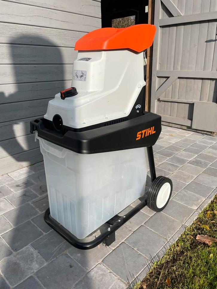 Stihl GHE 140L hakselaar, Tuin en Terras, Hakselaars, Zo goed als nieuw, Elektrisch, Met opvangbak, Ophalen