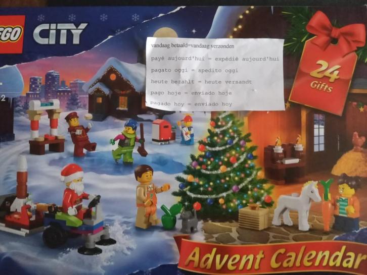 Calendrier de l'Avent LEGO City 2022 - 60352 - scellé -, Enfants & Bébés, Jouets | Duplo & Lego, Neuf, Lego, Ensemble complet