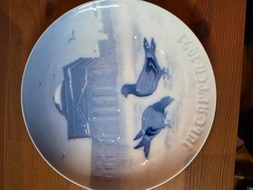 Assiette en porcelaine danois 1921 beschikbaar voor biedingen