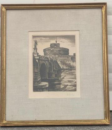 gravure signe samuel schellinck beschikbaar voor biedingen