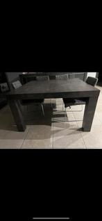 Table carré gris béton, Maison & Meubles, 100 à 150 cm, 100 à 150 cm, Autres matériaux, Utilisé