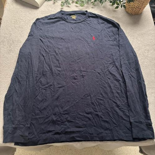 Ralph Lauren Long-Sleeved Pony Logo T-Shirt Size: L, Kleding | Heren, T-shirts, Zo goed als nieuw, Maat 52/54 (L), Blauw, Ophalen of Verzenden