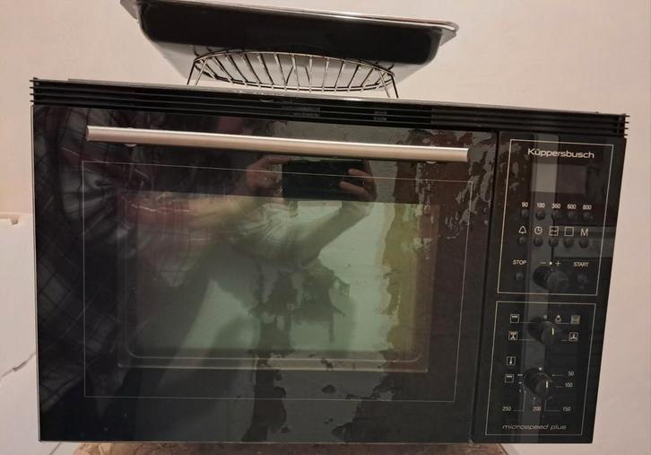 Combi micro - oven (inbouw), Elektronische apparatuur, Ovens, Gebruikt, Inbouw, Oven met grill, Hete lucht, Microgolffunctie, Ophalen