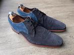 Floris van Bommel herenschoenen maat 7 / 41 H, Blauw, Floris van Bommel, Ophalen of Verzenden, Zo goed als nieuw