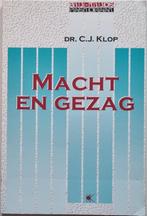 Macht en gezag - Dr. C.J. Klop - 1995, Utilisé, Enlèvement ou Envoi, Christianisme | Catholique