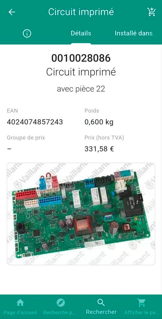 Carte Vaillant ecoTEC (100% neuve), Collections, Collections Autre, Neuf, Enlèvement ou Envoi