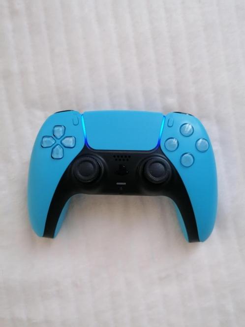 Originele blauwe PS5-controller - Dualsense Revisie 4, Games en Spelcomputers, Spelcomputers | Sony PlayStation 5, Refurbished