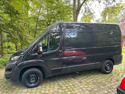 Puegeot Boxer l2h2 zwart met inbouwkasten, Auto's, Bestelwagens en Lichte vracht, Particulier, ABS, Achteruitrijcamera, Airbags