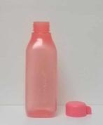 Tupperware™ « Eco Fles vierkant » 500 ml - salmon, Verzenden, Nieuw, Oranje, Bak of Kom