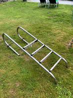 Zwembad trap inox 4 treden, Tuin en Terras, Ophalen, Zo goed als nieuw
