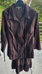 Blouse en rok. Set van 2 stuks, Ophalen, Gedragen, Bruin