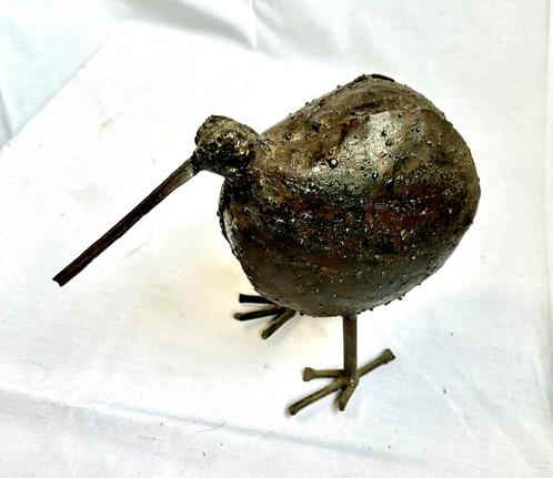 Kiwi afkomst Nieuw-Zeeland metaal Vogel, Verzamelen, Dierenverzamelingen, Zo goed als nieuw, Vogel, Ophalen of Verzenden