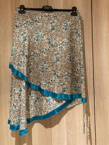 Jupe en satin Chris Janssens taille 38, Taille 38/40 (M), Chris Janssens, Comme neuf, Longueur genou