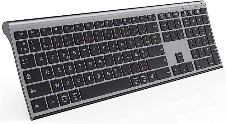 Toetsenbord draadloos ULTRA DUN aluminium Azerty👌🤗🎁💑, Computers en Software, Toetsenborden, Nieuw, Azerty, Draadloos, Ergonomisch