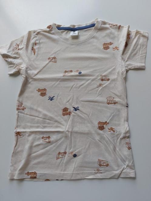 Tshirt kamperen - maat 140 - slecht 3 euro, Kinderen en Baby's, Kinderkleding | Maat 140, Gebruikt, Jongen of Meisje, Shirt of Longsleeve