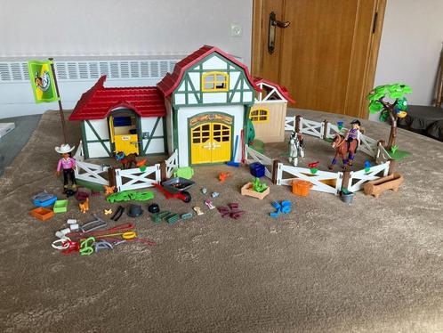 Playmobil Paardrijclub, 5-12 jaar Paardenrijclub met veel ac, Kinderen en Baby's, Speelgoed | Playmobil, Zo goed als nieuw, Complete set