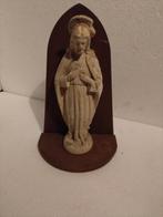 kristusbeeldje met ophangplankje, Antiek en Kunst, Ophalen of Verzenden