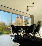 Eiken uitschuifbare eettafel, Huis en Inrichting, Ophalen, 100 tot 150 cm, Eikenhout, Zo goed als nieuw