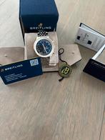 Breitling 41” verguld met gouden kroon., Handtassen en Accessoires, Horloges | Heren, Ophalen, Zo goed als nieuw, Breitling