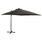 Zweefparasol met paal en LED-verlichting 250 cm, Ophalen of Verzenden, Nieuw