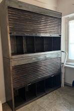 Grande bibliothèque industrielle vintage, Antiquités & Art, Enlèvement