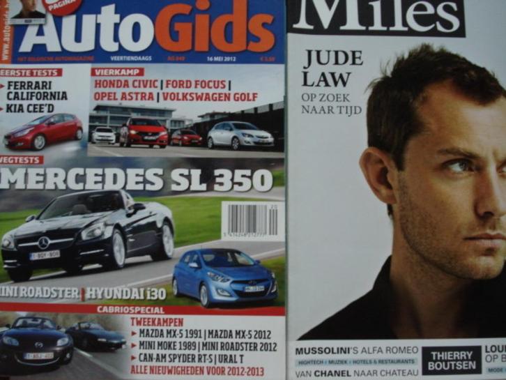 AutoGids 849 Mercedes SL Mini Roadster Moke Ferrari Californ, Boeken, Auto's | Folders en Tijdschriften, Zo goed als nieuw, Algemeen