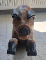 Wooden rocking pig, Antiek en Kunst, Ophalen of Verzenden