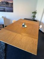Uitschuifbare houten eettafel 140x140 tot 240 cm, Huis en Inrichting, Ophalen, Gebruikt, 150 tot 200 cm, Vierkant