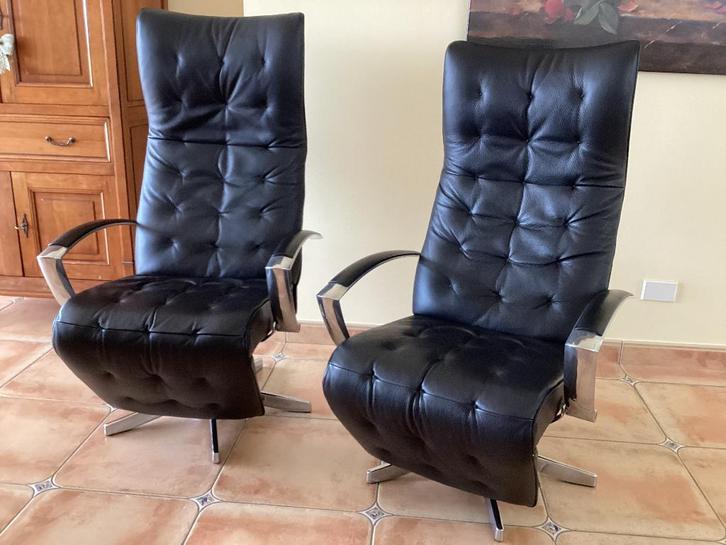 Set de relaxation Jori Square MAXI et Medi MULTI-MOVE zgan, Maison & Meubles, Canapés | Salons, Comme neuf, Cuir, Enlèvement ou Envoi