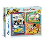 Duck Tales 3 in 1 Puzzel - 3 x 48 stukjes - Clementoni, Ophalen of Verzenden, Meer dan 50 stukjes, Nieuw, 4 tot 6 jaar