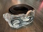 Lederen SF riem zwart heren, Ophalen, 105 tot 115 cm, Zo goed als nieuw, Riem of Ceintuur