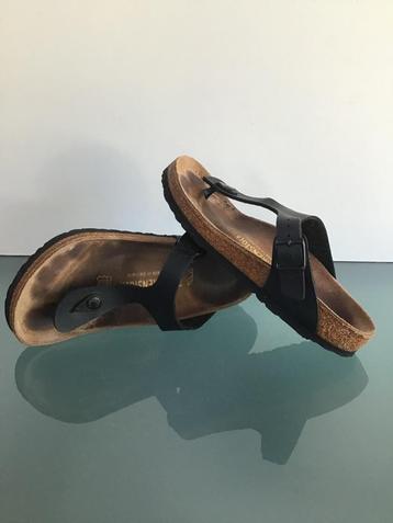 Gratis Verzenden | Birkenstock Gizeh zwarte slippers 37 beschikbaar voor biedingen