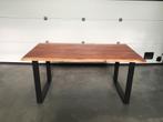 (123) Boomstam massieve tafel als nieuw, Ophalen, Nieuw, Rond