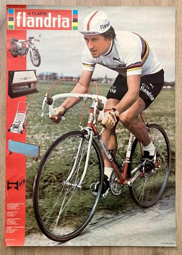 Wielrennen affiche Velda FLANDRIA - FREDDY MAERTENS 2 zijdig