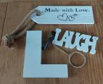 Décoration en bois - Dictons et lettre L, Enlèvement ou Envoi, Utilisé
