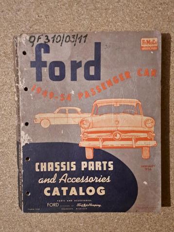 FORD cars 1949-1954 Chassis onderdelencatalogus - Origineel, Ophalen of Verzenden
