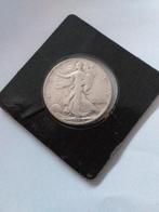 Halve dollar, Ophalen of Verzenden, Zilver