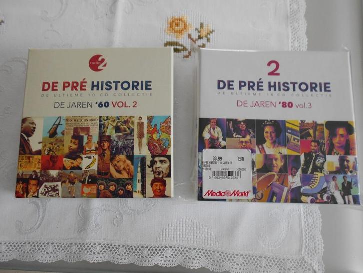 cd boxen van de pré historie jaren 60deel 2 en jaren 80 deel, Cd's en Dvd's, Cd's | Verzamelalbums, Nieuw in verpakking, Boxset