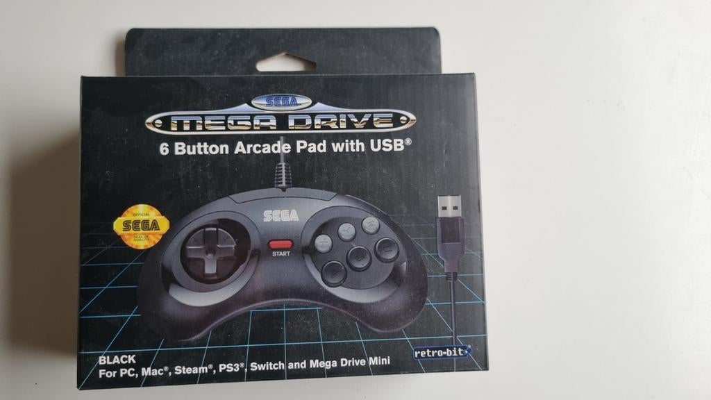 Megadrive controller usb nieuw, Ophalen of Verzenden, Zo goed als nieuw