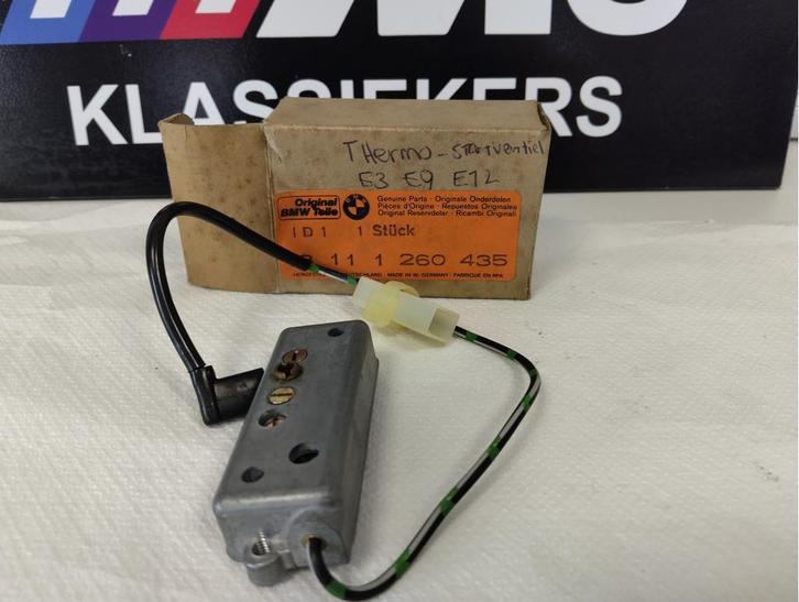 BMW E3, E9, E12 M30 motor thermo startventiel NO 13111260435, Auto-onderdelen, Brandstofsystemen, BMW, Nieuw, Ophalen of Verzenden