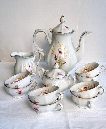 Prachtig koffieservies van Bavaria Mittereich beschikbaar voor biedingen