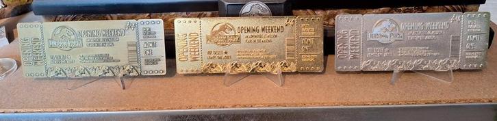 Fanattik jurassic park tickets mix, Verzamelen, Beelden en Beeldjes, Ophalen