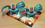 Bakugan - Ventus Garganoid 560G 2x + 3 Cards, Hobby & Loisirs créatifs, Trois ou quatre joueurs, Spinmaster, Utilisé, Enlèvement ou Envoi